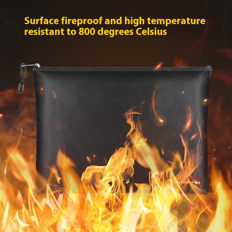 fireproof and waterproof protection purse