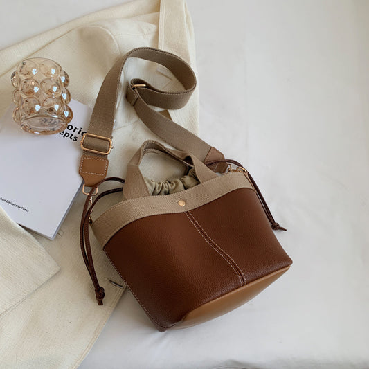 popular all matching crossbody portable bucket bag