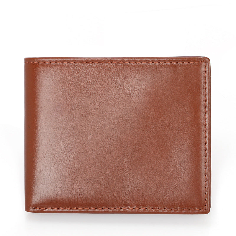 mens wallet made of crazy horse leather