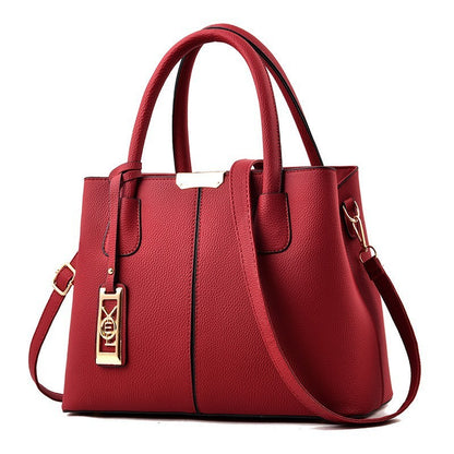 one shoulder crossbody iron pendant decorative large capacity handbag