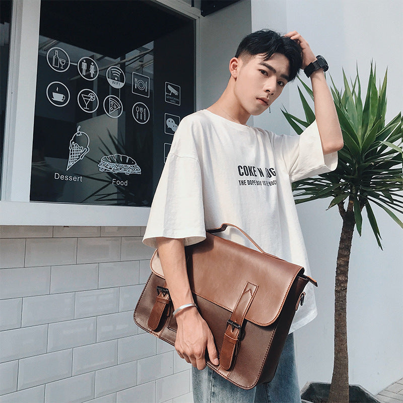 mens casual shoulder bag