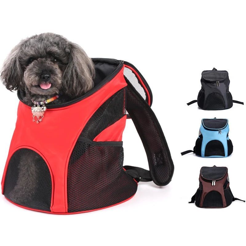 breathable puppy dog carrier backpack portable pet bags for small dogs chihuahua schnauzer pug outdoor mascotas carring supplies