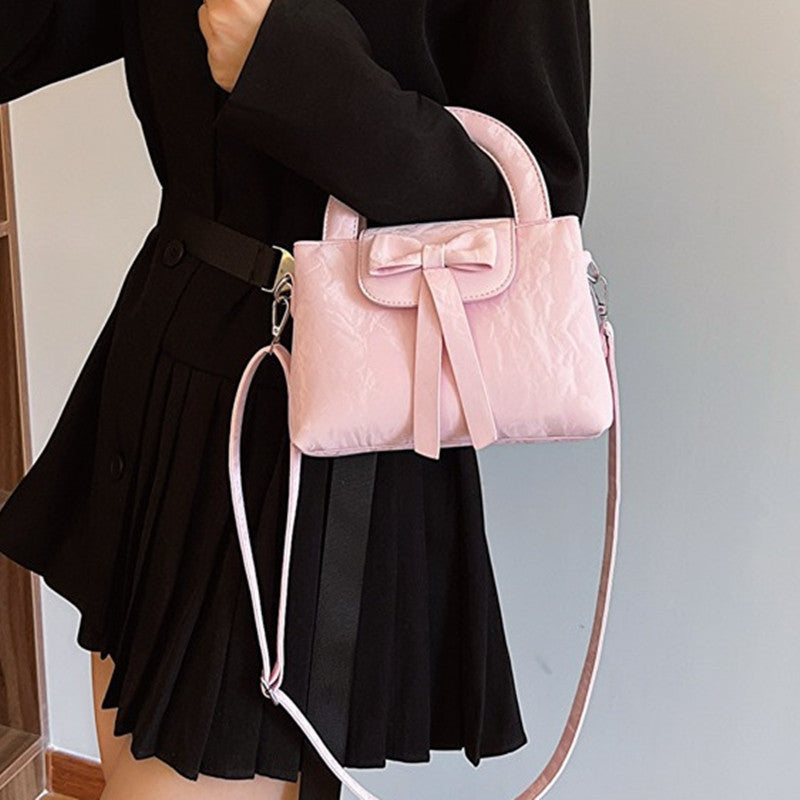 womens fashion bowknot shoulder bag