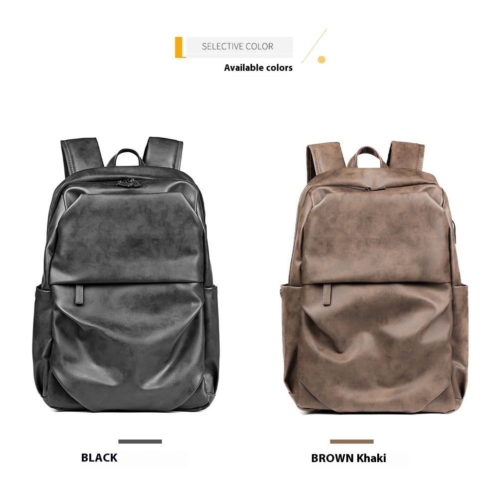 casual versatile backpack mens waterproof large capacity