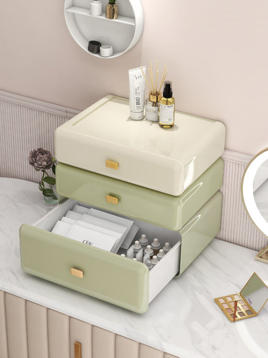 desktop cosmetic storage and storage box