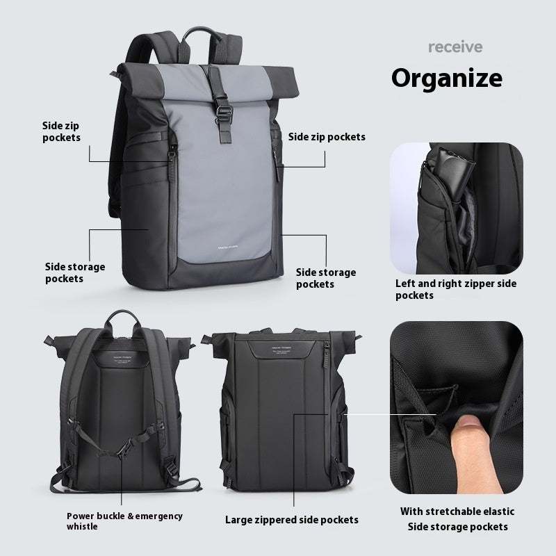 commute leisure daily matching backpack mens bag