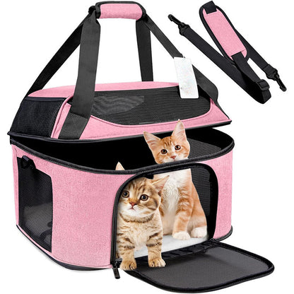 dog backpack breathable pet portable carrier bag travel transport bag for small dogs and cats outgoing