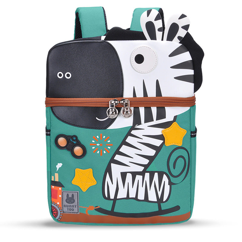 childrens student cartoon print schoolbag backpack