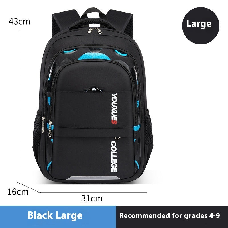 simple waterproof multi compartment large capacity backpack