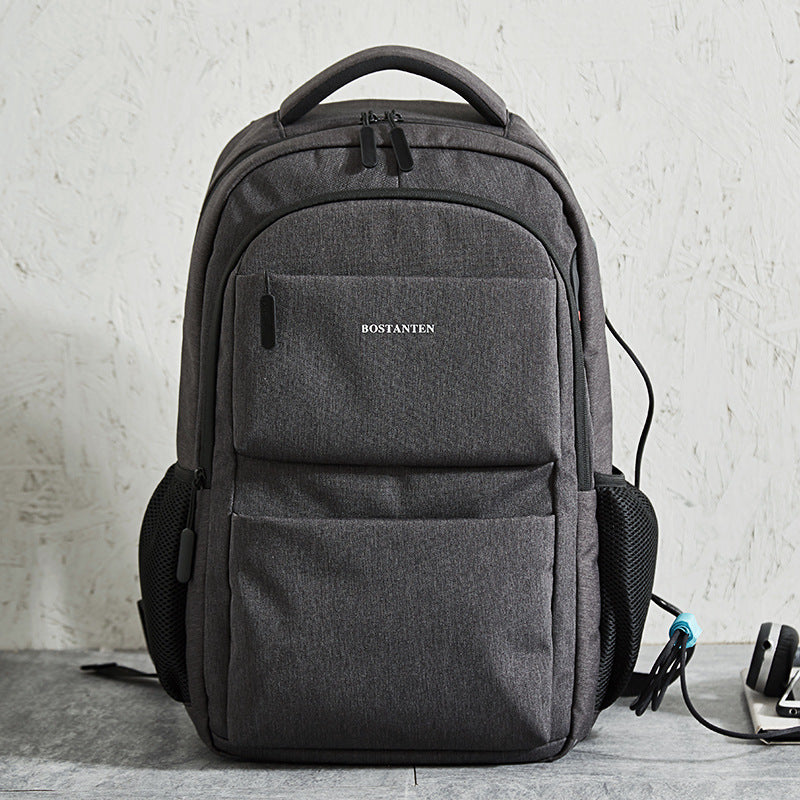 mens backpack schoolbag business computer bag leisure