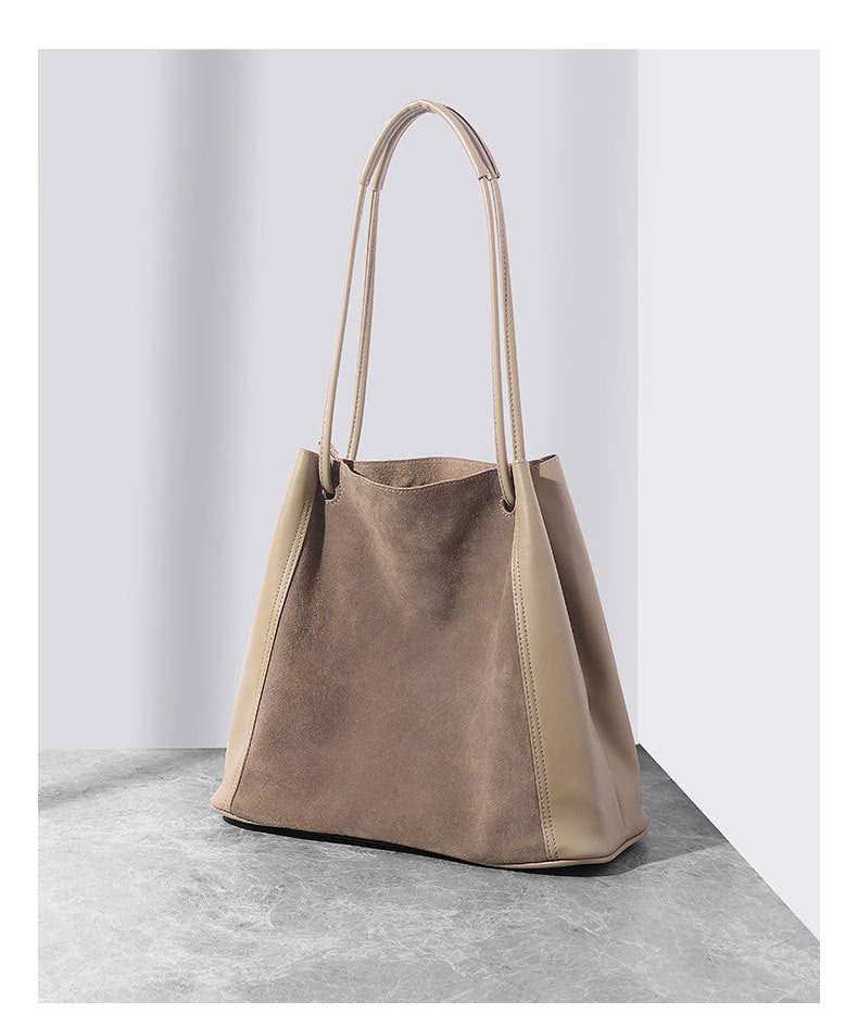 womens cowhide portable shoulder messenger bag