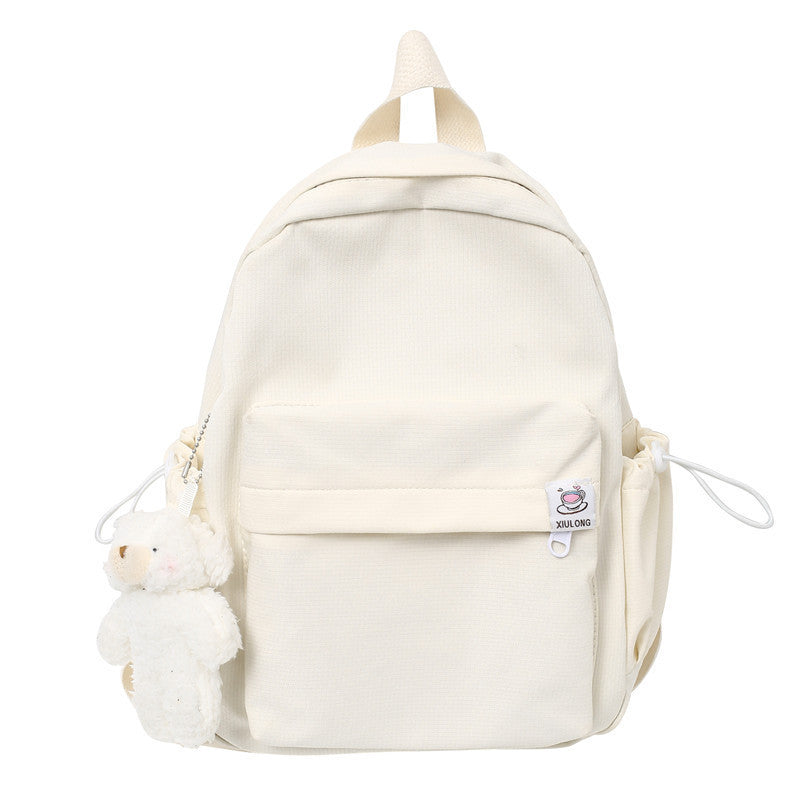 womens candy colored personalized all match simple backpack