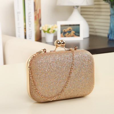 new style dinner bag korean fashion chain clip bag