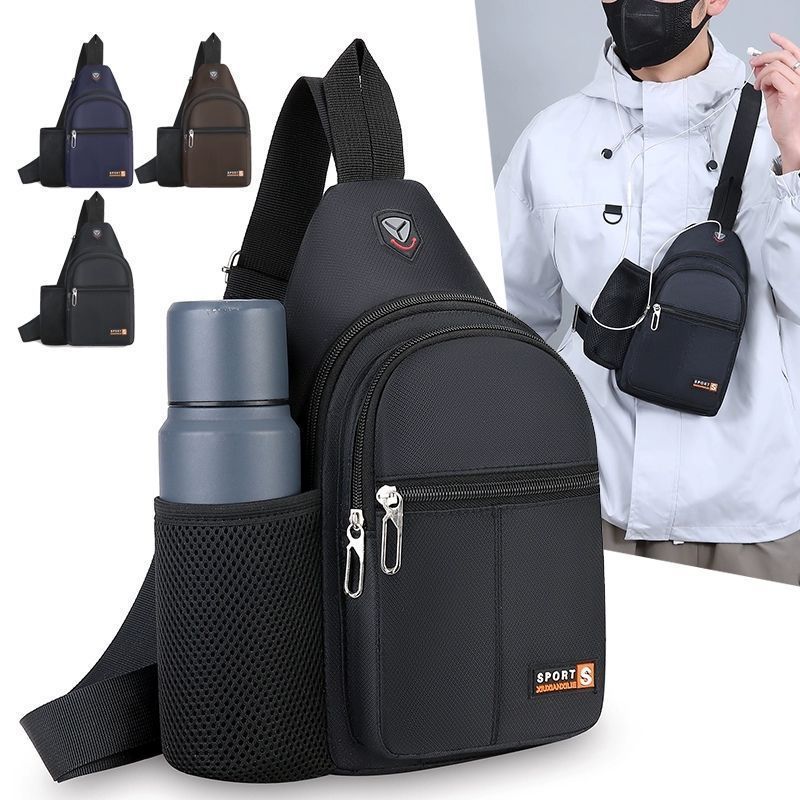 versatile large capacity business shoulder practical chest bag casual messenger bag