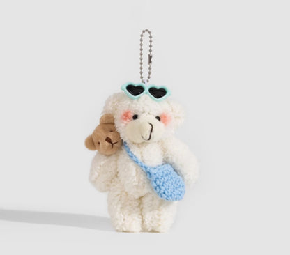 Simple All-match Bear Knitted Handbag