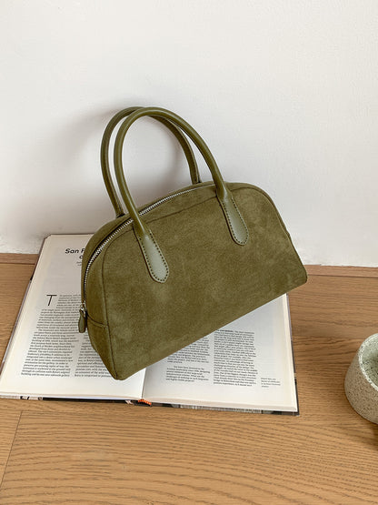 Large Capacity Suede Handbag For Women
