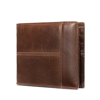 anti theft leather mens wallet