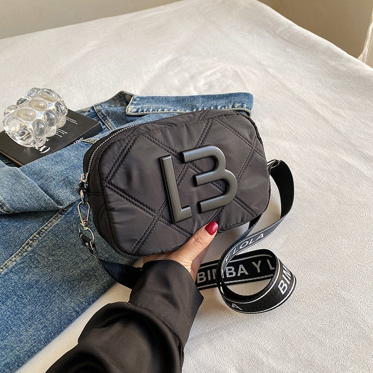 solid color small square bags women fashion underarm bag rhombic sewing shoulder messenger bags