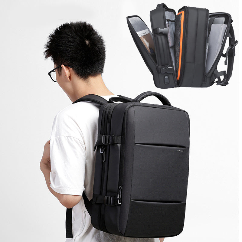 foldable large capacity business backpack mens travel bag waterproof backpack