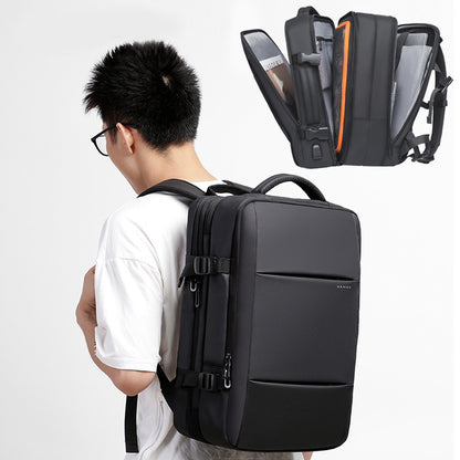 foldable large capacity business backpack mens travel bag waterproof backpack