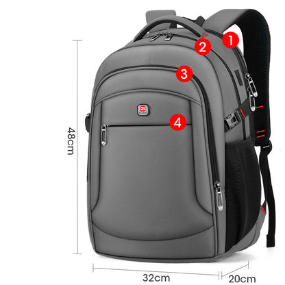 casual mens laptop bag fashion student school bag