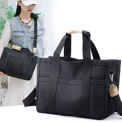 ladies thickened canvas multifunctional handbag