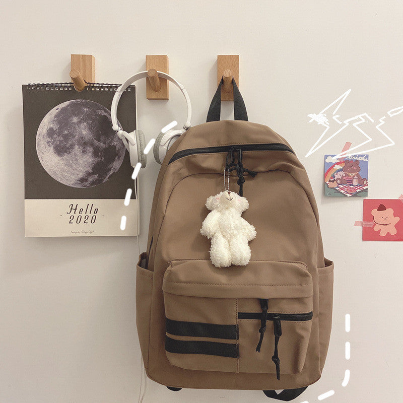 korean version of the wild high school college student backpack