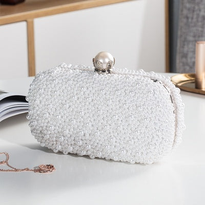 pearl dinner clutch