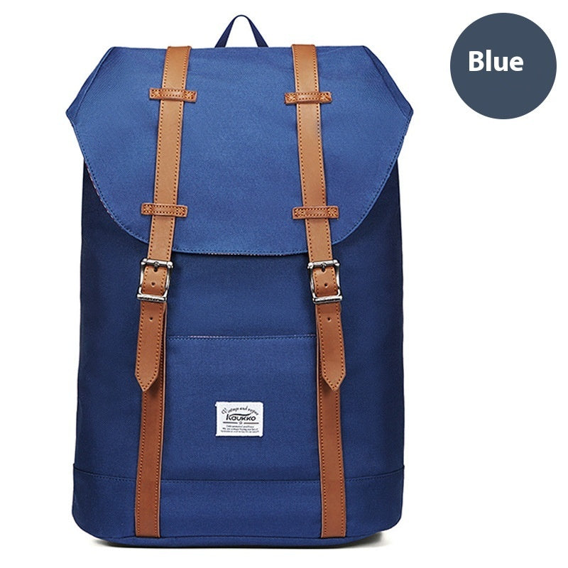 outdoor backpack oxford linen mens and womens college students bag travel mountaineering bag backpack