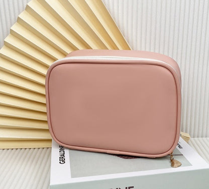 korean version pu waterproof cosmetic bag