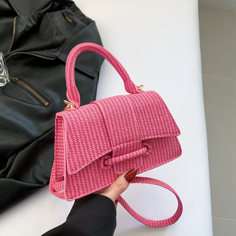 french fashion casual simple western style simple fashion shoulder messenger bag