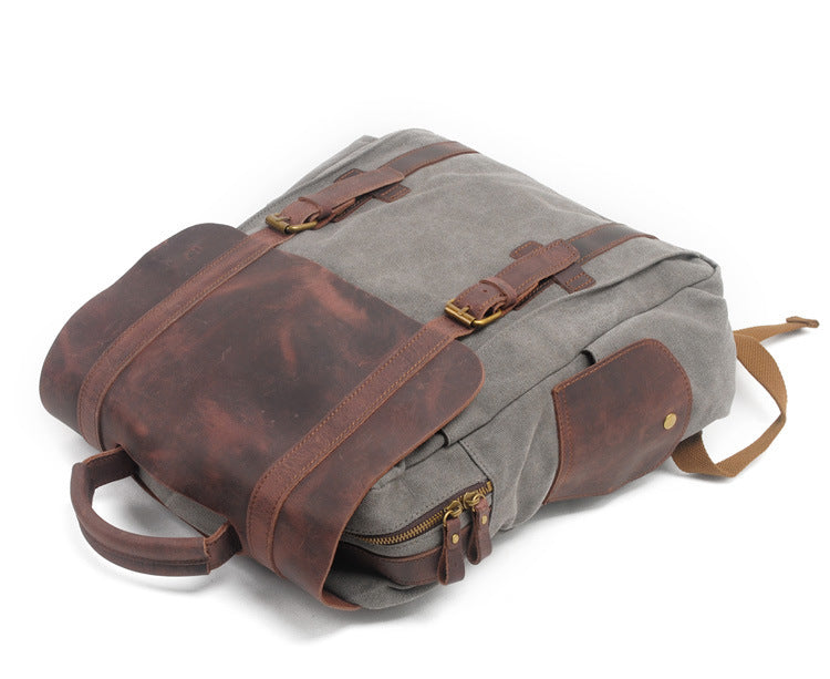 vintage canvas backpack