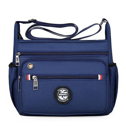 large capacity mens shoulder multi pocket messenger bag