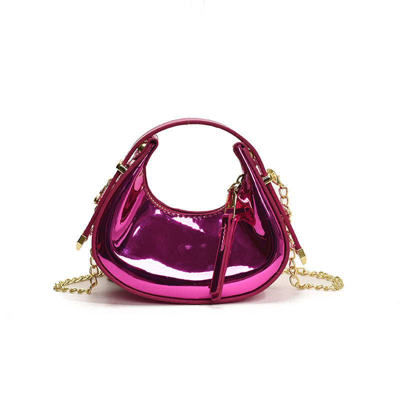 womens fashionable candy colored shoulder bag