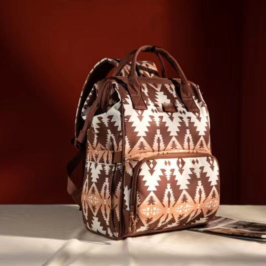 retro bohemian ethnic style backpack