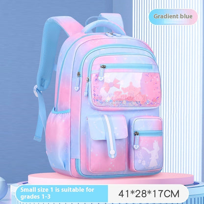 Cute Cartoon Large Capacity Spine Protection Children's Load Reducing Schoolbags
