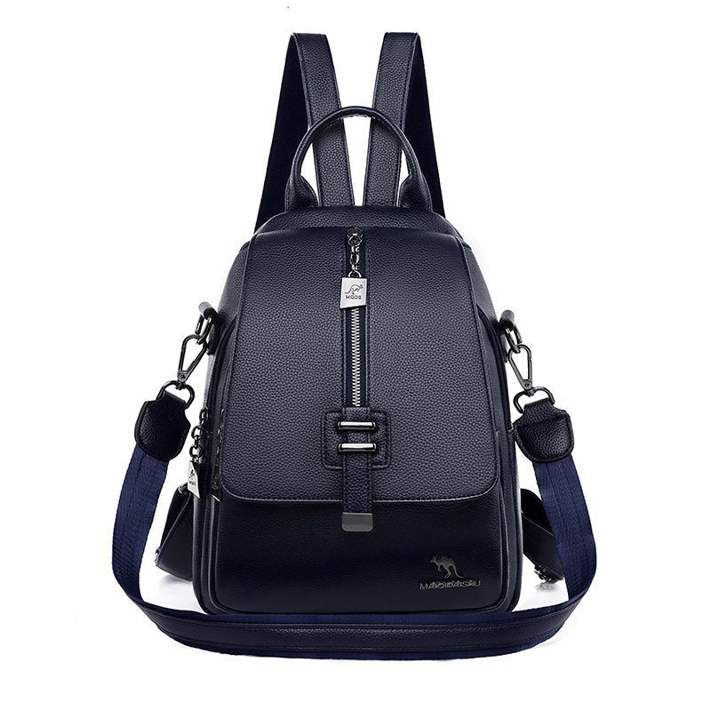 new fashion pu soft leather small backpack