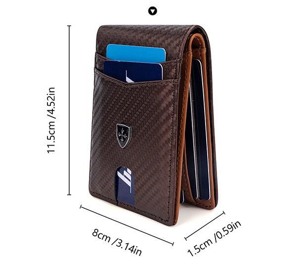 new mens wallet short and simple two fold