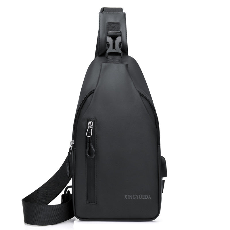mens chest bag casual backpack sports function oblique shoulder fashion tactical single crossbody