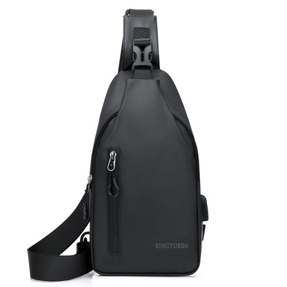 mens chest bag casual backpack sports function oblique shoulder fashion tactical single crossbody