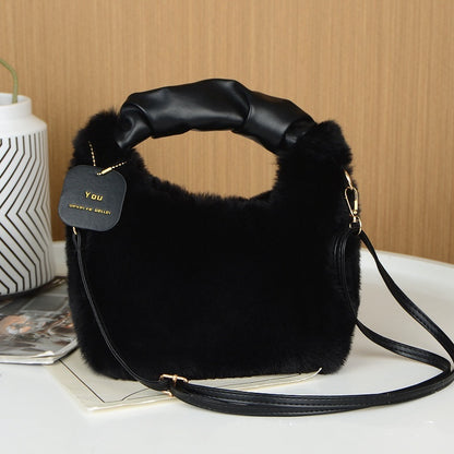 plush bag womens shoulder crossbody handbag