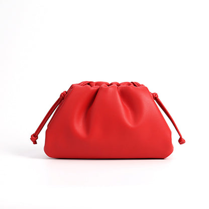 pleated cloud bag simple niche