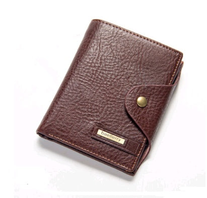 european and american casual mens wallet multi function short wallet