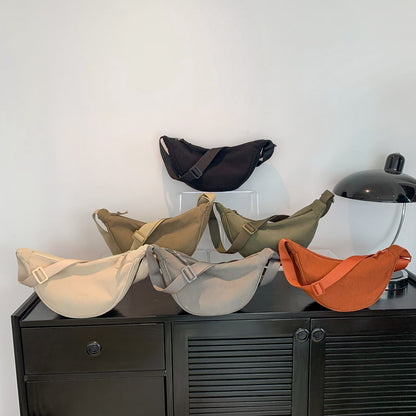 Lightweight Small Satchel Underarm Bag Shoulder Canvas Bag