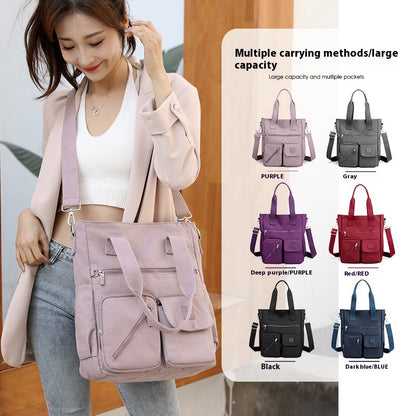 Nylon Simple Large Capacity Portable Messenger Bag