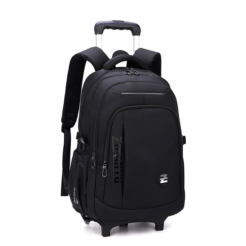 fashion six wheel large capacity student trolley bag