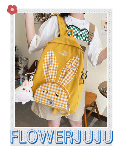 cute japanese cartoon rabbit large capacity student school bag backpack