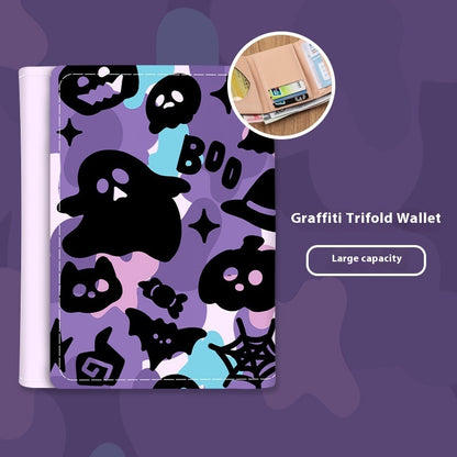 cartoon wallet cute original design multiple card slots female