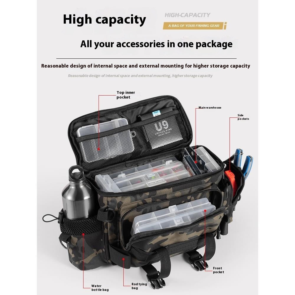 fishing gear luya crossbody multi functional storage bag