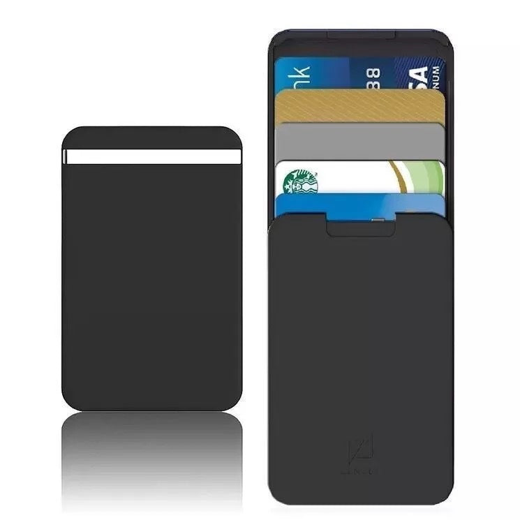 urban minimalist plastic slide wallet